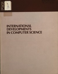 International Developments in Computer Science: A Report