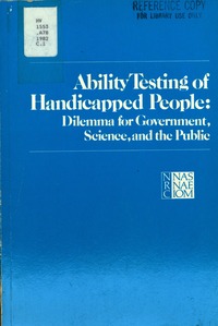 Cover Image: Ability Testing of Handicapped People
