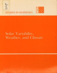Cover Image: Solar Variability, Weather, and Climate