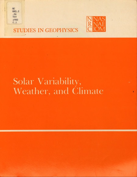 Cover: Solar Variability, Weather, and Climate