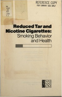 Cover Image: Reduced Tar and Nicotine Cigarettes