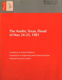 Cover Image: The Austin, Texas, Flood of May 24-25, 1981