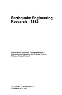 Cover Image: Earthquake Engineering Research, 1982