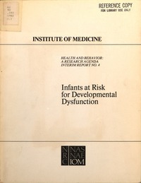 Cover Image: Infants at Risk for Developmental Dysfunction