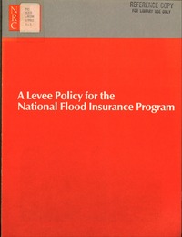 A Levee Policy for the National Flood Insurance Program