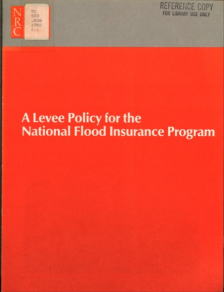 A Levee Policy for the National Flood Insurance Program