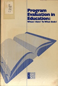Cover Image: Program Evaluation in Education