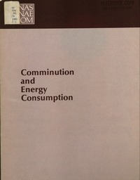 Cover Image: Comminution and Energy Consumption