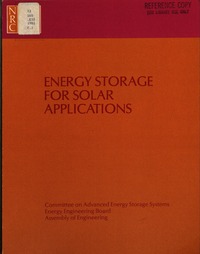 Energy Storage for Solar Applications