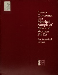Cover Image: Career Outcomes in a Matched Sample of Men and Women Ph.D.s