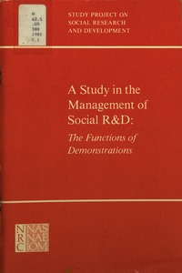 Cover Image: A Study in the Management of Social R&D