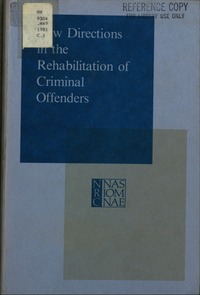 Cover Image: New Directions in the Rehabilitation of Criminal Offenders