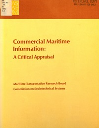 Commercial Maritime Information: A Critical Appraisal