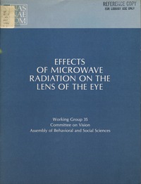 Cover Image: Effects of Microwave Radiation on the Lens of the Eye