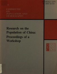 Research on the Population of China: Proceedings of a Workshop