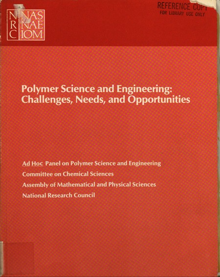 Polymer Science and Engineering: Challenges, Needs, and Opportunities