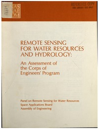 Cover Image: Remote Sensing for Water Resources and Hydrology