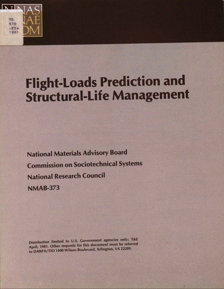Cover: Flight-Loads Prediction and Structural-Life Management