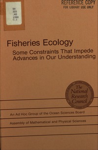 Cover Image: Fisheries Ecology