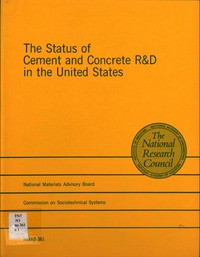 Cover Image: The Status of Cement and Concrete R&D in the United States
