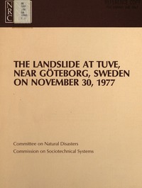 The Landslide at Tuve, Near Goteborg, Sweden, on November 30, 1977
