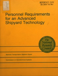Cover Image: Personnel Requirements for an Advanced Shipyard Technology