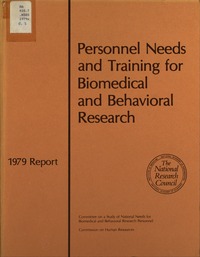Cover Image: Personnel Needs and Training for Biomedical and Behavioral Research