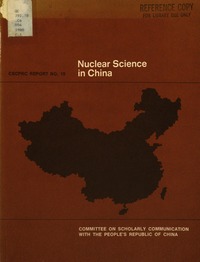 Cover Image:Nuclear Science in China
