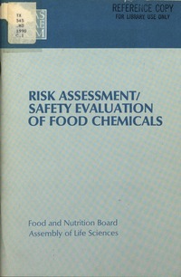 Cover Image: Risk Assessment/Safety Evaluation of Food Chemicals
