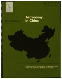 Cover Image: Astronomy in China