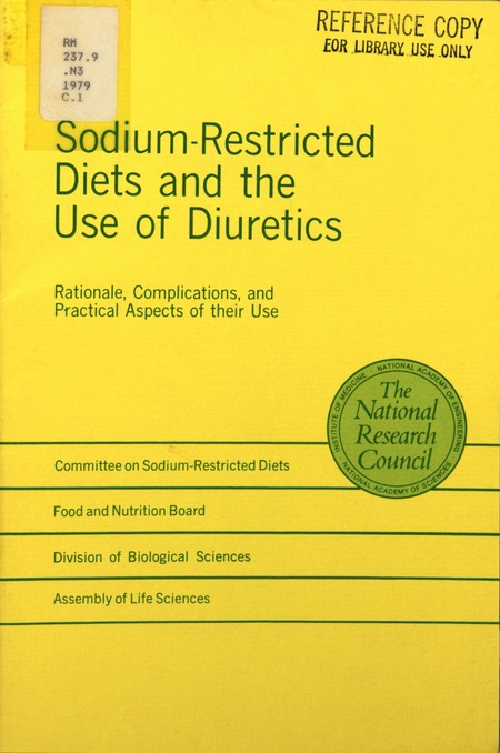 Cover: Sodium-Restricted Diets and the Use of Diuretics: Rationale, Complications, and Practical Aspects of Their Use