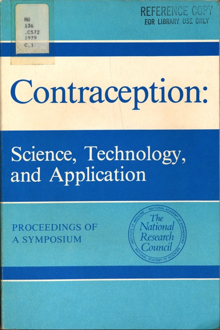Contraception: Science, Technology, and Application: Proceedings of a Symposium
