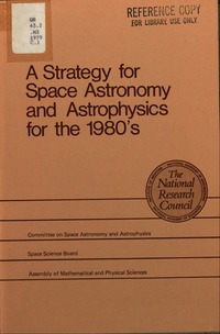 Cover Image: Strategy for Space Astronomy and Astrophysics for the 1980's