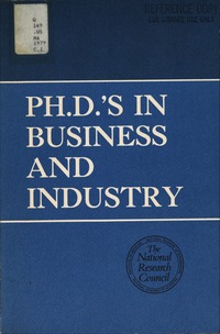 Cover Image: Ph. D.'s in Business and Industry