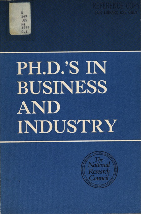 Cover: Ph. D.'s in Business and Industry