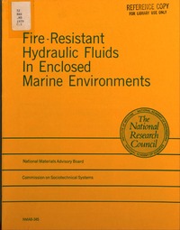 Cover Image: Fire-Resistant Hydraulic Fluids in Enclosed Marine Environments