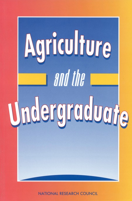 Cover: Agriculture and the Undergraduate