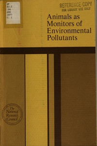 Cover Image:Animals as Monitors of Environmental Pollutants