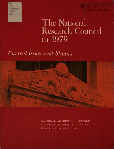The National Research Council in 1979: Current Issues and Studies