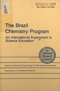 Brazil Chemistry Program: An International Experiment in Science Education