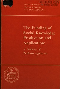 Cover Image: The Funding of Social Knowledge Production and Application
