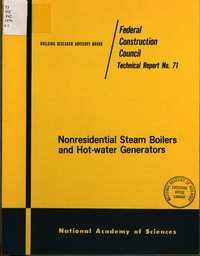 Cover Image: Nonresidential Steam Boilers and Hot-Water Generators