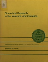 Cover Image:Biomedical Research in the Veterans Administration