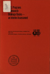 U.S. Programs in Research Drainage Basins: An Interim Assessment
