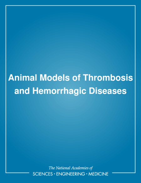 Cover:Animal Models of Thrombosis and Hemorrhagic Diseases
