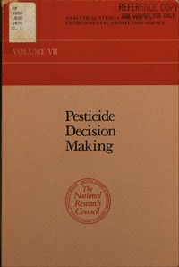 Cover Image: Pesticide Decision Making