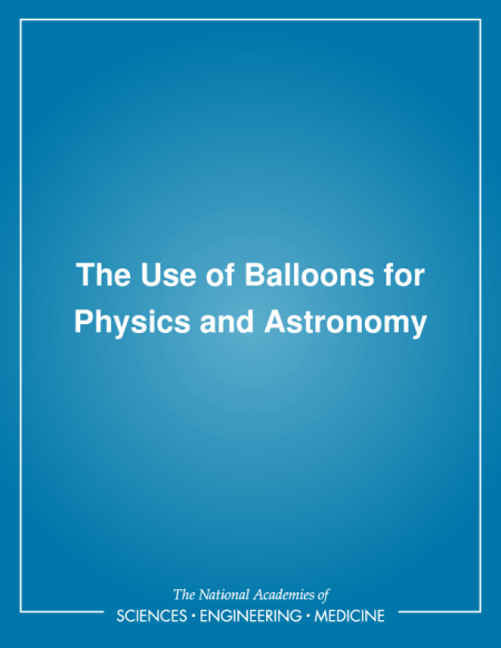 Cover: The Use of Balloons for Physics and Astronomy