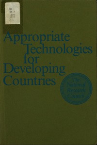 Cover Image: Appropriate Technologies for Developing Countries