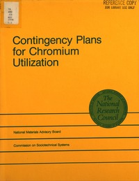 Cover Image: Contingency Plans for Chromium Utilization