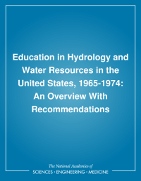 Cover Image: Education in Hydrology and Water Resources in the United States, 1965-1974